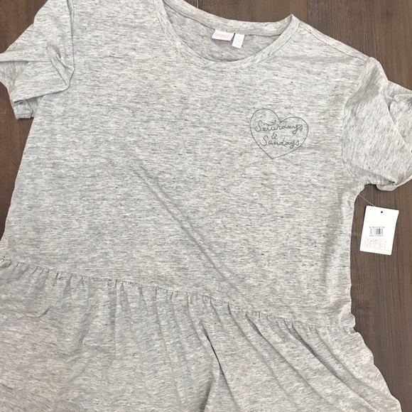 Make + Model Sat/Sun Peplum Top Pj /Loungewear Sm - Picture 3 of 4